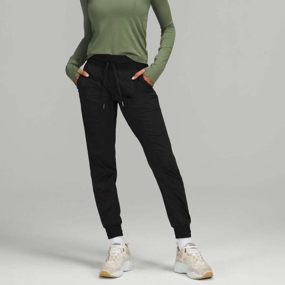 lululemon athletica Pants - Lululemon Dance Studio Mid-Rise Jogger Black Size 8 Pants Women